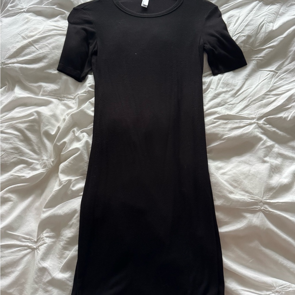 American Apparel Classic Black Mini Dress